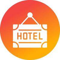 Hotel kreatives Icon-Design vektor