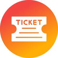 Ticket kreatives Icon-Design vektor