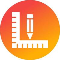 kreatives Icon-Design mit Bleistift vektor