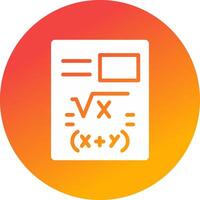 Mathe kreatives Icon-Design vektor