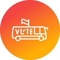 Bus kreatives Icon-Design vektor