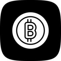 Bitcoin kreativ Symbol Design vektor