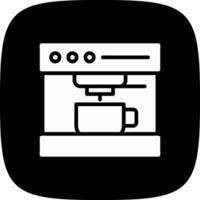 Kaffeemaschine kreatives Icon-Design vektor