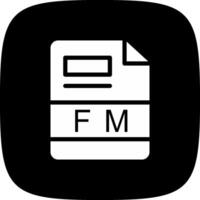 fm kreativ Symbol Design vektor