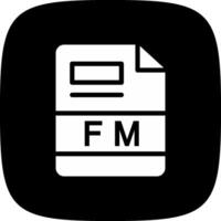 fm kreativ Symbol Design vektor