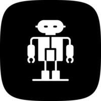 Roboter kreatives Icon-Design vektor