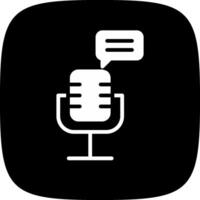 Podcast kreativ Symbol Design vektor