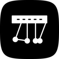 Newton Cradle kreatives Icon-Design vektor