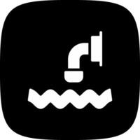 Abwasser kreatives Icon-Design vektor