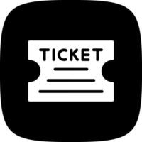 Ticket kreatives Icon-Design vektor