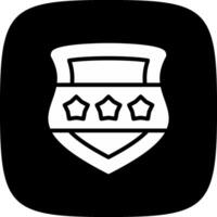 Polizei Schild kreativ Symbol Design vektor