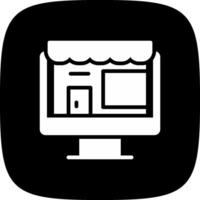 Online-Shop kreatives Icon-Design vektor