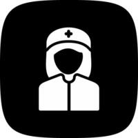 Krankenschwester kreatives Icon-Design vektor