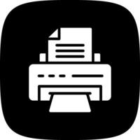 Drucker kreatives Icon-Design vektor