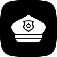 Polizei Hut kreativ Symbol Design vektor