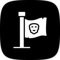 Piratenflagge kreatives Icon-Design vektor