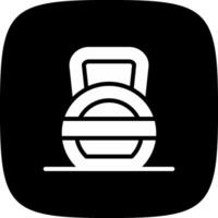 Kettlebell kreatives Icon-Design vektor