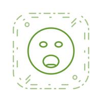 Schreien Emoji-Vektor-Symbol vektor