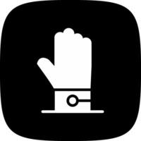 Handschuh kreatives Icon-Design vektor