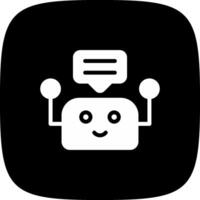 chatbot kreativ ikon design vektor