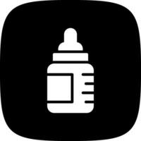 Babyflasche kreatives Icon-Design vektor