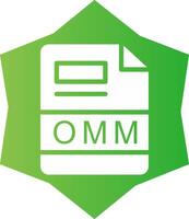 omm kreativ Symbol Design vektor