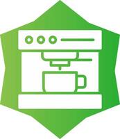 Kaffeemaschine kreatives Icon-Design vektor