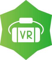 vr Brille kreativ Symbol Design vektor