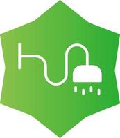 Wasserhahn kreatives Icon-Design vektor