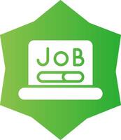 kreatives Icon-Design für die Jobsuche vektor