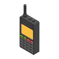 walkie talkie-koncept vektor