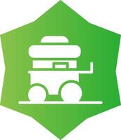 Food Cart kreatives Icon-Design vektor