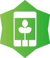 Landwirtschaft App kreativ Symbol Design vektor