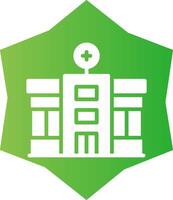 Krankenhaus kreatives Icon-Design vektor