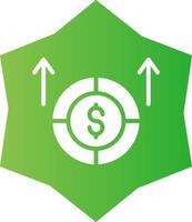 Cashflow kreatives Icon-Design vektor