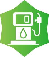 Tankstelle kreatives Icon-Design vektor