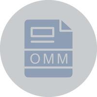 omm kreativ Symbol Design vektor