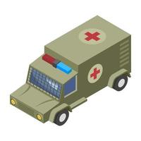 Konzepte für militärische Krankenwagen vektor