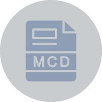 mcd kreativ ikon design vektor