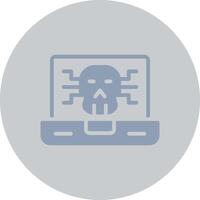 Kreatives Icon-Design für Malware vektor