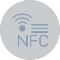 nfc kreativ Symbol Design vektor