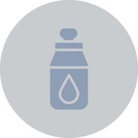 Wasserflasche kreatives Icon-Design vektor