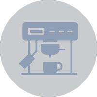 Kaffeemaschine kreatives Icon-Design vektor