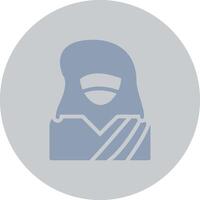 Lady Justice kreatives Icon-Design vektor