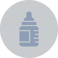 Babyflasche kreatives Icon-Design vektor