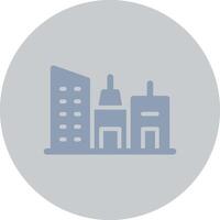 Immobilien Gebäude kreatives Icon-Design vektor