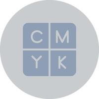 kreatives CMYK-Icon-Design vektor