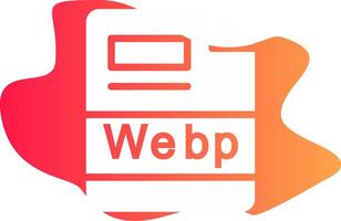 webp kreativ Symbol Design vektor