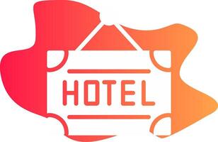 Hotel kreatives Icon-Design vektor