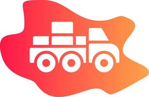 Mover Truck kreatives Icon-Design vektor